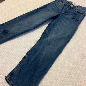 Girls Abercrombie wide leg jeans